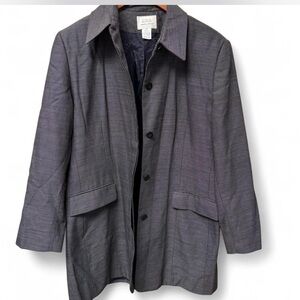 Vintage Field Manor 100% Wool Long Jacket Blazer classic  Women's  Size 16